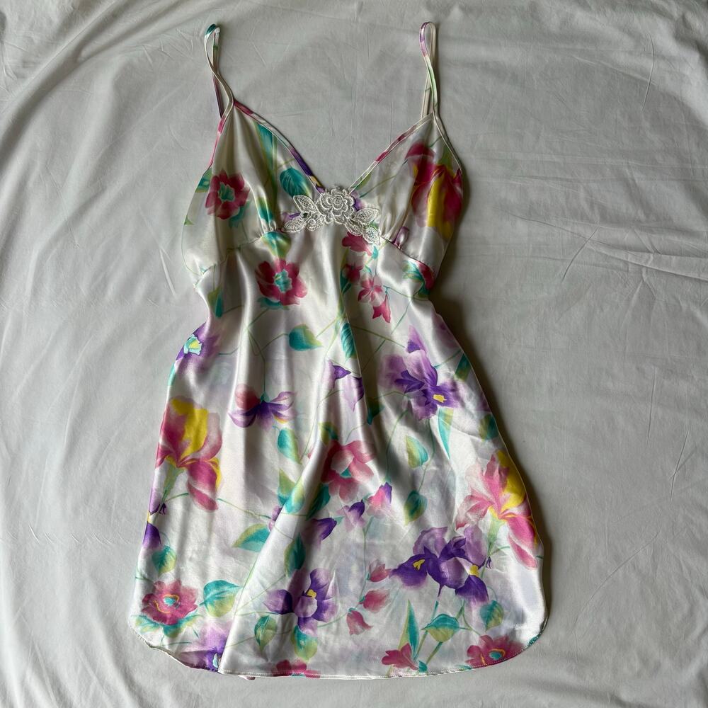 Vintage Floral Slip Dress Maryann's Boutique - Size Large